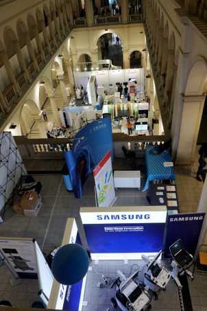 Exhibition of different ultrasound devices